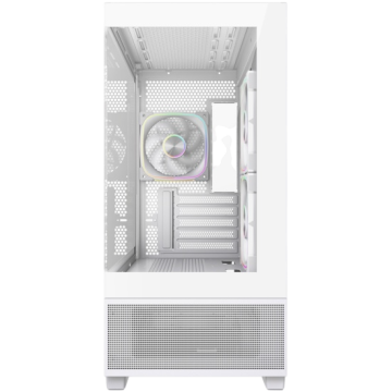 Компьютерный корпус Powercase Vision Micro S4W TG ARGB White (CVMMSHW-A3)