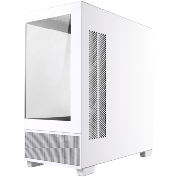 Компьютерный корпус Powercase Vision Micro S4W TG ARGB White (CVMMSHW-A3)