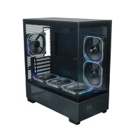 Компьютерный корпус XASTRA Q500M 6ARGB-FG-C10-UC ARGB Black (Q500M-6FG12A-C10-UC)
