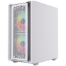 Компьютерный корпус Powercase Mistral SM04 TG ARGB White (CMMSM04W-A3)