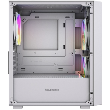 Компьютерный корпус Powercase Mistral SM04 TG ARGB White (CMMSM04W-A3)