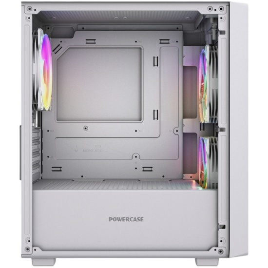Компьютерный корпус Powercase Mistral SM04 TG ARGB White (CMMSM04W-A3)