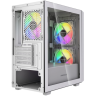 Компьютерный корпус Powercase Mistral SM04 TG ARGB White (CMMSM04W-A3)