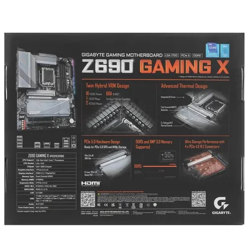 Материнская плата GIGABYTE Z690 GAMING X