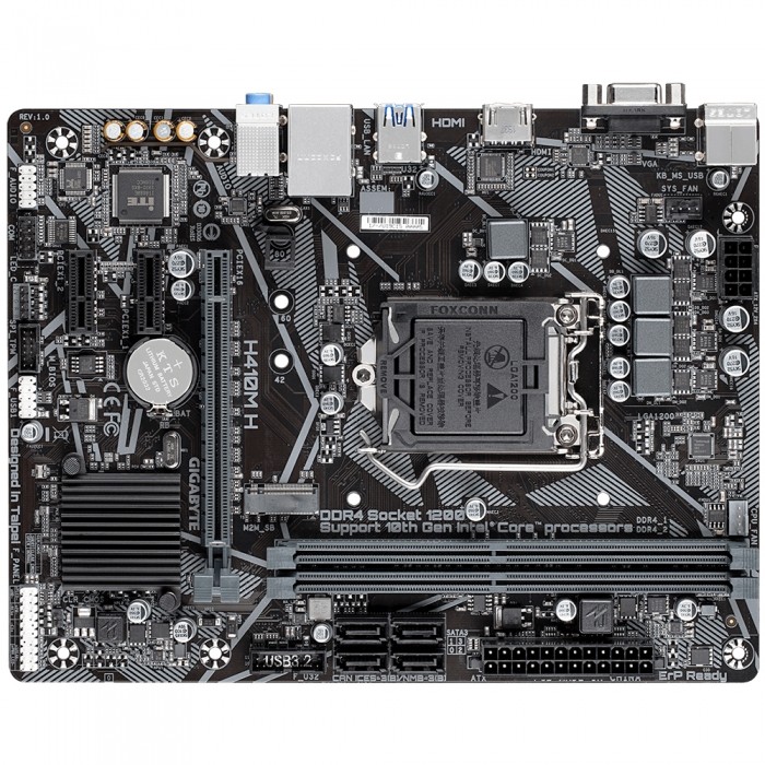 Материнская плата GIGABYTE H410M H OEM