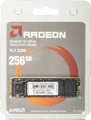 Твердотельный накопитель AMD 256 Gb Radeon R5 (R5M256G8)