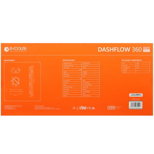 Система жидкостного охлаждения для процессора ID-COOLING DASHFLOW 360 BASIC WHITE