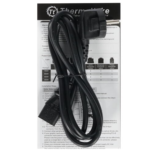 Блок питания Thermaltake 750W SMART BX1 PS-SPD-0750NNSABE-1
