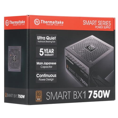 Блок питания Thermaltake 750W SMART BX1 PS-SPD-0750NNSABE-1