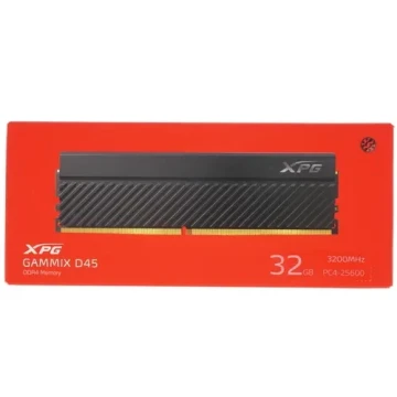 Оперативная память 32 Gb 3200 MHz ADATA XPG GAMMIX D45 Black (AX4U320032G16A-CBKD45)