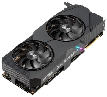 Видеокарта ASUS (DUAL-RTX2080S-8G-EVO-V2) GeForce RTX 2080 SUPER 1815MHz PCI-E 3.0 8192MB 15500MHz 256 bit 3xDisplayPort HDMI HDCP DUAL EVO V2