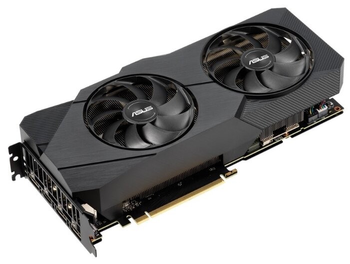 Видеокарта ASUS (DUAL-RTX2080S-8G-EVO-V2) GeForce RTX 2080 SUPER 1815MHz PCI-E 3.0 8192MB 15500MHz 256 bit 3xDisplayPort HDMI HDCP DUAL EVO V2
