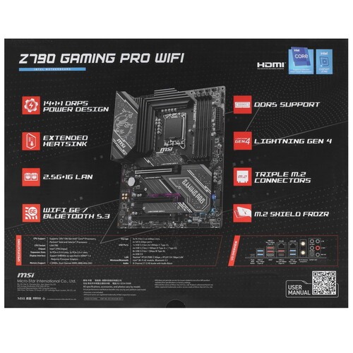 Материнская плата MSI Z790 GAMING PRO WIFI