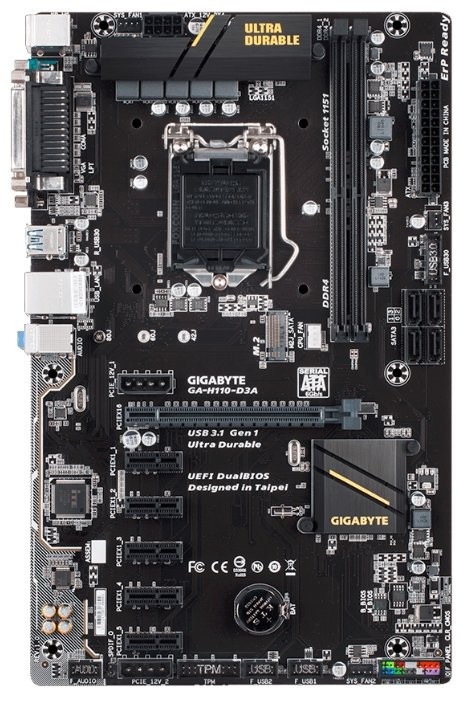 Материнская плата GIGABYTE GA-H110-D3A