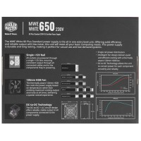 Блок питания Cooler Master 650W MWE White V2 MPE-6501-ACABW-EU