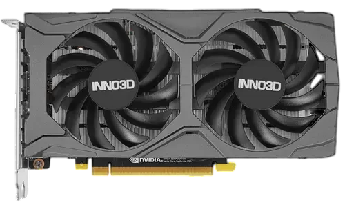 Видеокарта INNO3D (N16502-04D6X-171330N) GeForce GTX 1650 4GB Twin X2 OC V3