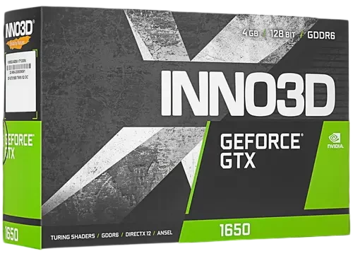 Видеокарта INNO3D (N16502-04D6X-171330N) GeForce GTX 1650 4GB Twin X2 OC V3