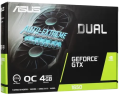 Видеокарта ASUS (DUAL-GTX1650-O4GD6-P-EVO) GeForce GTX 1650 4GB D6 OC 90YV0EZD-M0NA00