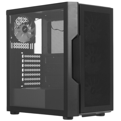 Компьютерный корпус 1STPLAYER TRILOBITE T7-P FRGB Black (T7-P-BK-4F1)