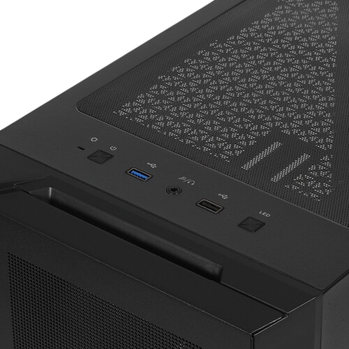 Компьютерный корпус 1STPLAYER TRILOBITE T7-P FRGB Black (T7-P-BK-4F1)