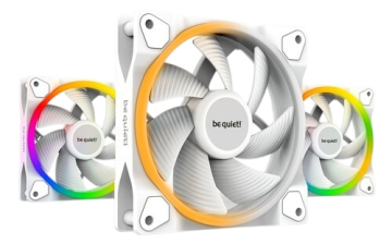 Комплект вентиляторов Be Quiet! LIGHT WINGS RGB White BL100