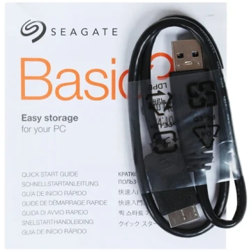 Внешний HDD Seagate 1000 Gb Basic Grey (STJL1000400)