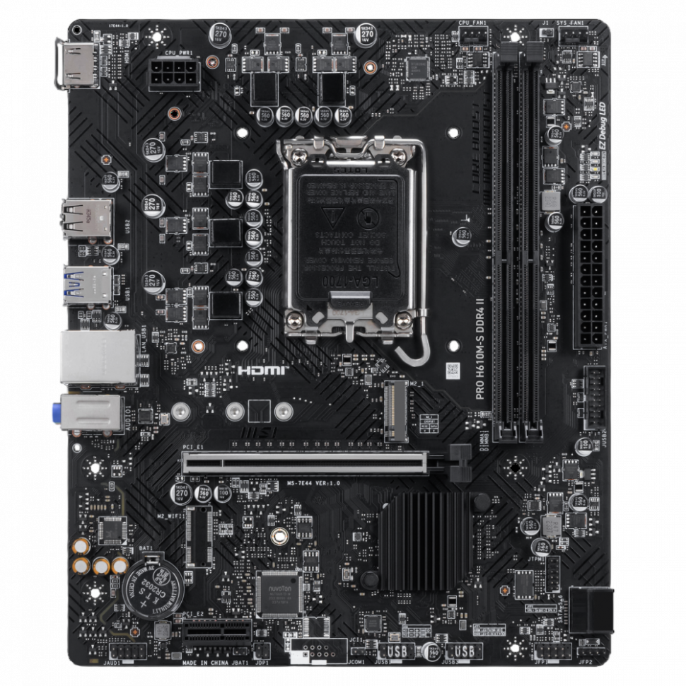 Материнская плата MSI PRO H610M-S DDR4 II