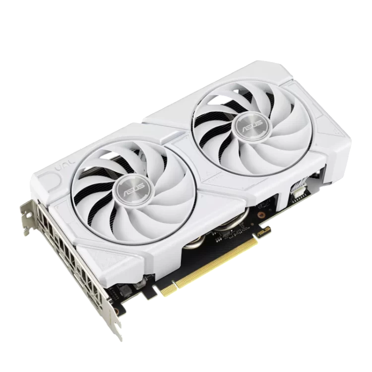 Видеокарта ASUS (DUAL-RTX4070S-O12G-EVO-WHITE) GeForce RTX 4070 SUPER 12GB EVO White OC (90YV0KC8-M0NA00)