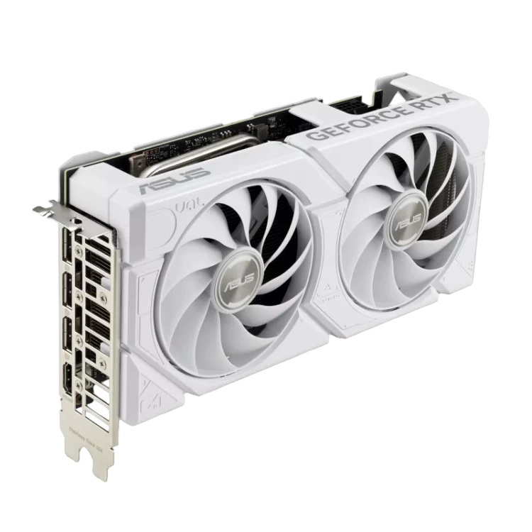 Видеокарта ASUS (DUAL-RTX4070S-O12G-EVO-WHITE) GeForce RTX 4070 SUPER 12GB EVO White OC (90YV0KC8-M0NA00)