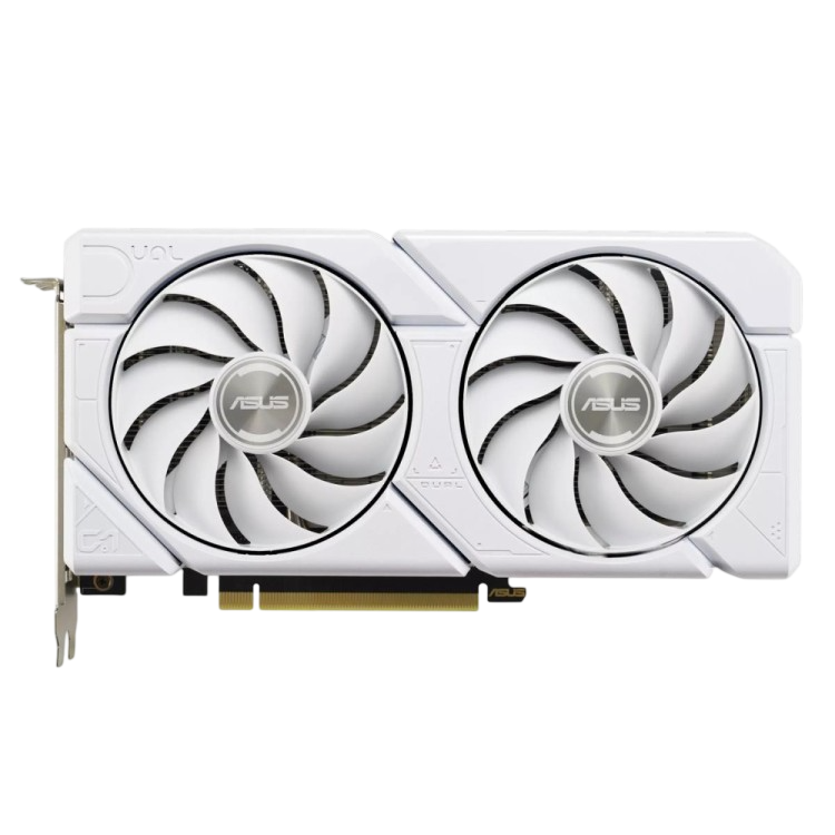 Видеокарта ASUS (DUAL-RTX4070S-O12G-EVO-WHITE) GeForce RTX 4070 SUPER 12GB EVO White OC (90YV0KC8-M0NA00)