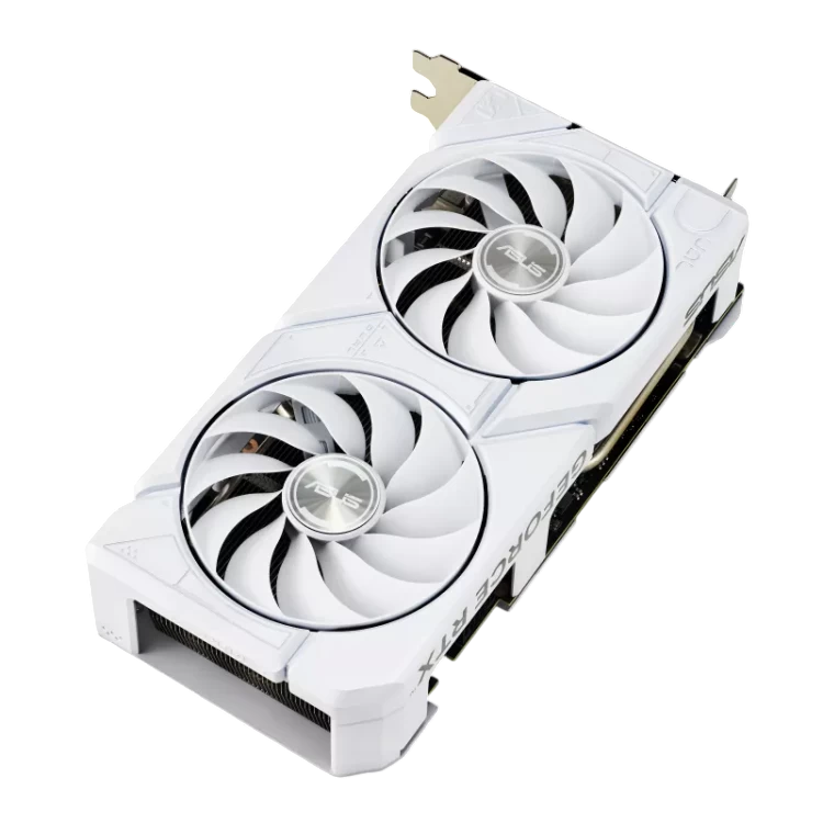 Видеокарта ASUS (DUAL-RTX4070S-O12G-EVO-WHITE) GeForce RTX 4070 SUPER 12GB EVO White OC (90YV0KC8-M0NA00)