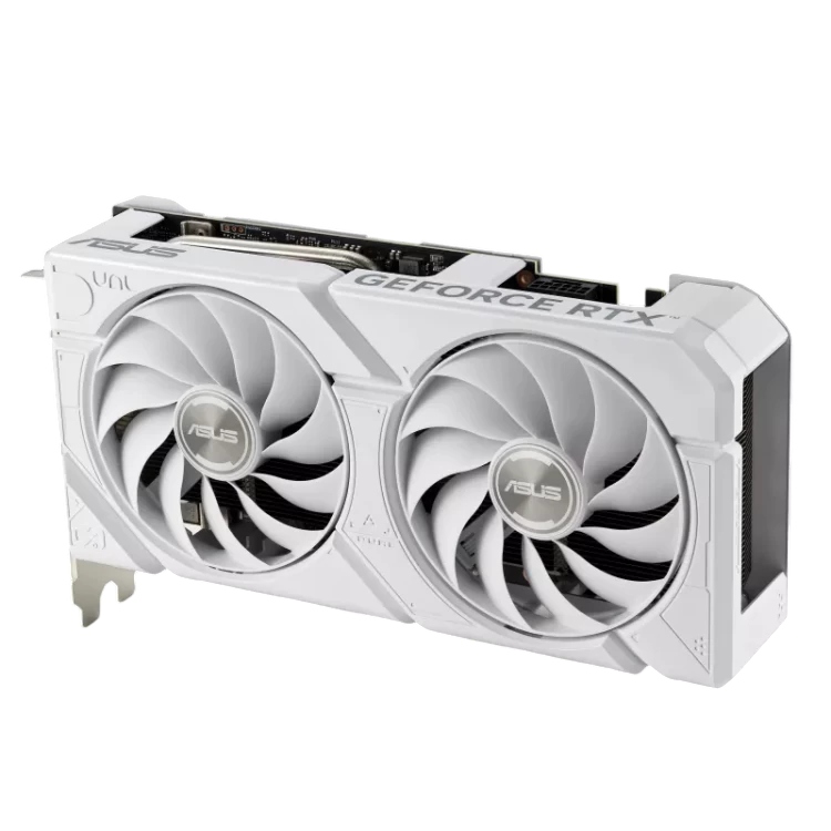 Видеокарта ASUS (DUAL-RTX4070S-O12G-EVO-WHITE) GeForce RTX 4070 SUPER 12GB EVO White OC (90YV0KC8-M0NA00)