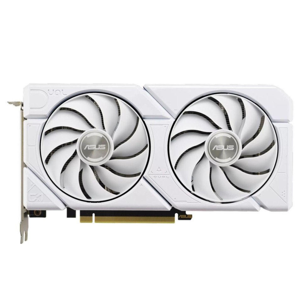 Видеокарта ASUS (DUAL-RTX4070S-O12G-EVO-WHITE) GeForce RTX 4070 SUPER 12GB EVO White OC (90YV0KC8-M0NA00)