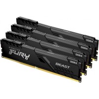 Оперативная память 64 Gb 3200 MHz Kingston FURY Beast Black (KF432C16BBK4/64)