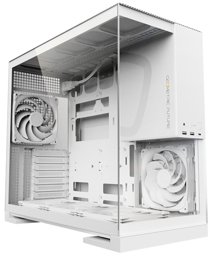 Компьютерный корпус Geometric Future Model 5 ARGB White with fans (1AM5WKWT01100)