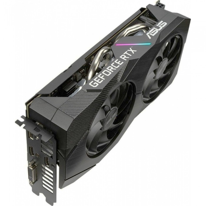 Видеокарта ASUS (DUAL-RTX2060-A6G-EVO) GeForce RTX 2060 6GB DUAL Advanced EVO