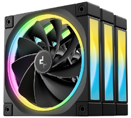 Комплект вентиляторов для корпуса Deepcool FL12R-3 IN 1 Reverse ARGB Black BOX
