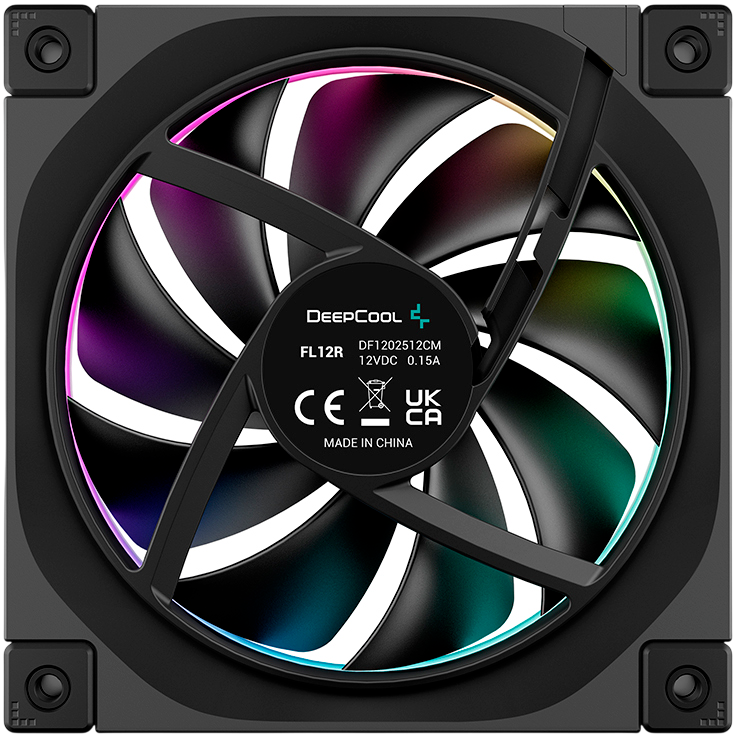 Комплект вентиляторов для корпуса Deepcool FL12R-3 IN 1 Reverse ARGB Black BOX