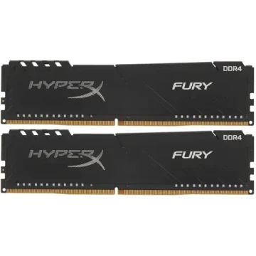 Оперативная память 16 Gb 3600 MHz Kingston HYPERX FURY Black (HX436C17FB3K2/16)