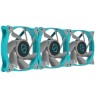 Комплект вентиляторов для корпуса Iceberg Thermal IceGALE Teal 500 IceGALE120mmTEAL3P PWM