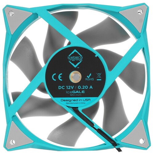 Комплект вентиляторов для корпуса Iceberg Thermal IceGALE Teal 500 IceGALE120mmTEAL3P PWM