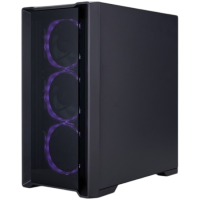 Компьютерный корпус 1STPLAYER TRILOBITE T4-G GLASS ARGB Black (T4-G-BK-4FS7)
