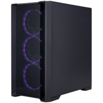 Компьютерный корпус 1STPLAYER TRILOBITE T4-G GLASS ARGB Black (T4-G-BK-4FS7)