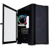 Компьютерный корпус 1STPLAYER TRILOBITE T4-G GLASS ARGB Black (T4-G-BK-4FS7)