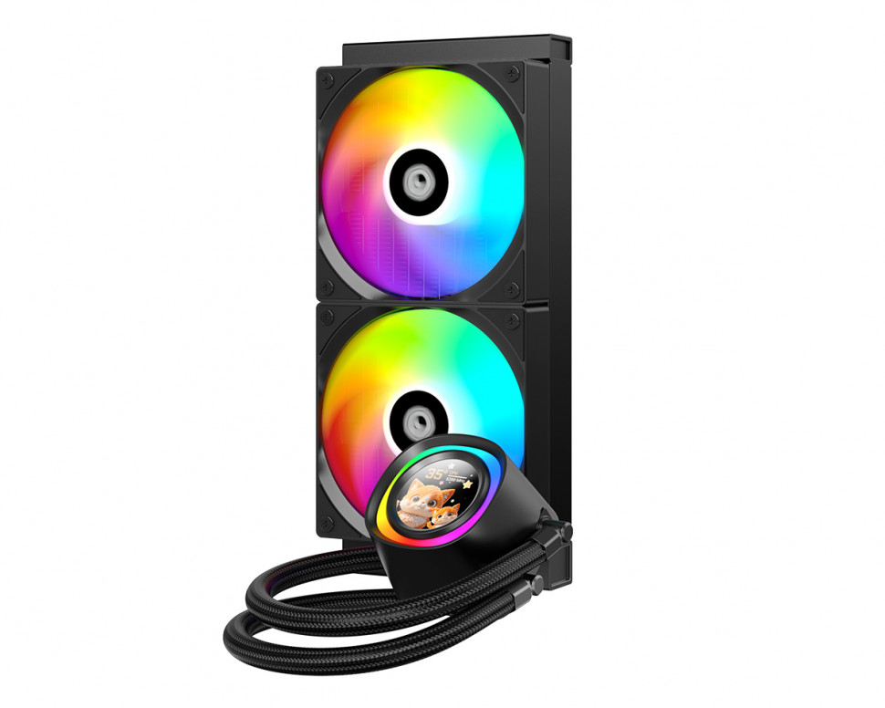 Система жидкостного охлаждения для процессора ID-COOLING FX240 LCD