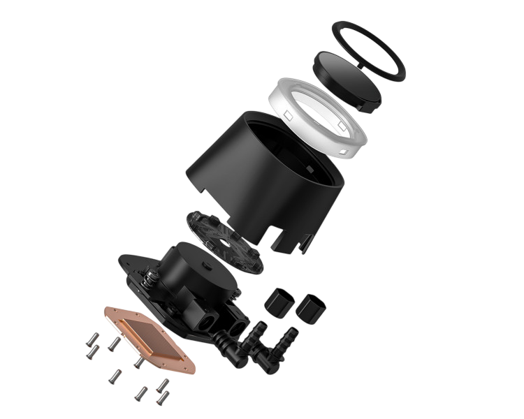 Система жидкостного охлаждения для процессора ID-COOLING FX240 LCD