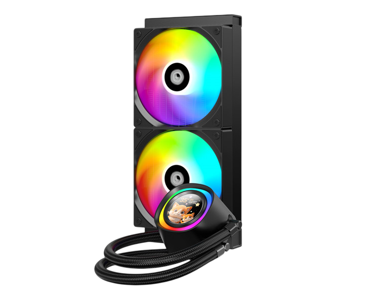 Система жидкостного охлаждения для процессора ID-COOLING FX240 LCD