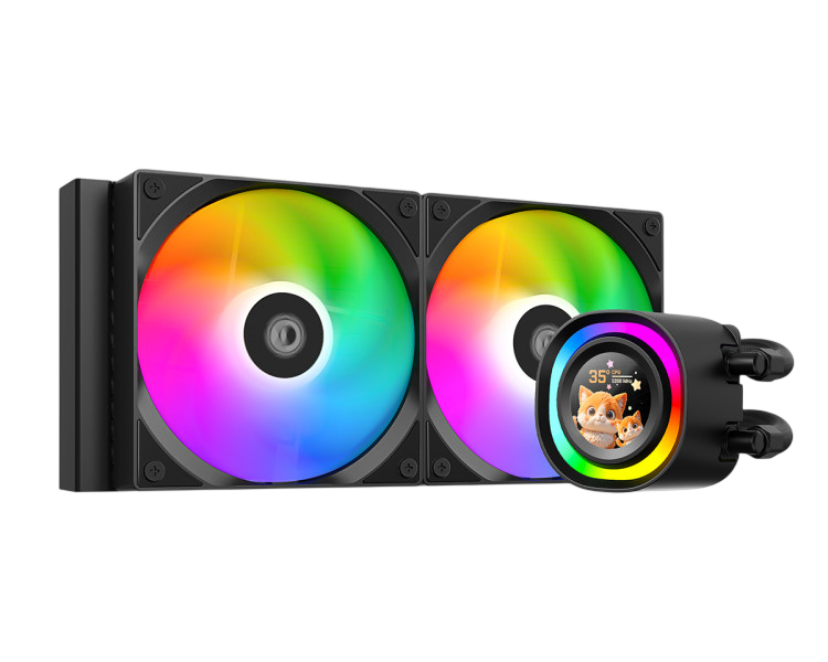 Система жидкостного охлаждения для процессора ID-COOLING FX240 LCD