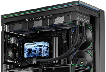 Система жидкостного охлаждения для процессора Thermalright Wonder Vision 360 Turbo ARGB Black (TRWV360TAB)