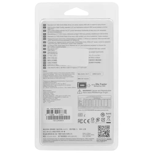 Твердотельный накопитель Apacer 512 Gb AS350X (AP512GAS350XR-1)